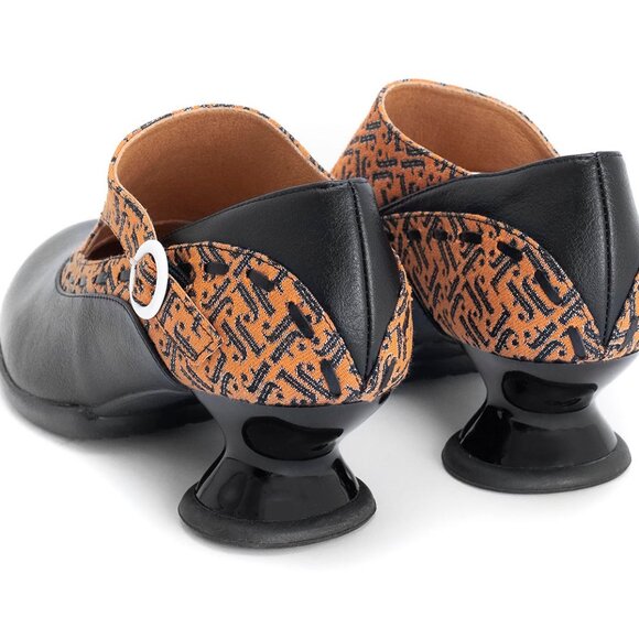 John Fluevog  Achiever Vegan  Enneagram Side Buckle Shoe womens New 8.5 - Picture 1 of 10
